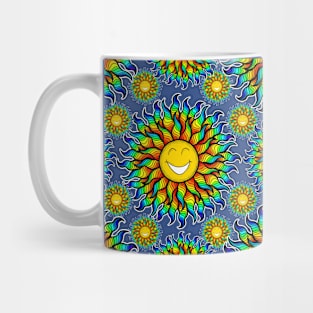 SUPER HAPPY SUN RAINBOW SUNSHINE Mug